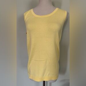 🆕 [Talbots] Charming Shell Top in Corn Silk Yellow Sz: S 💛